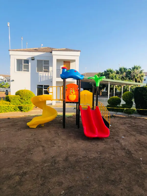 Plastic Modular Playset – Block 8 louisville playground installation in Gaborone,