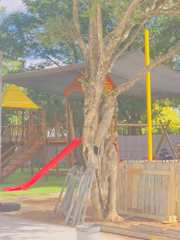 Kids Cove Play Centre – 2 Tower Jungle Gym playground installation in Gaborone